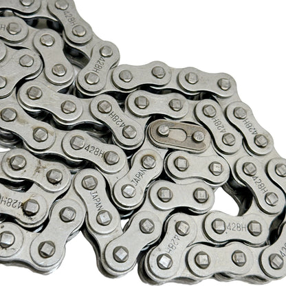HD 428 102 Links Drive Chain + Joiner Link for PIT Quad Dirt Bike ATV