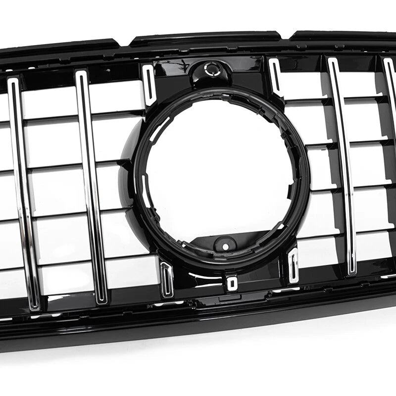 Gloss Black Chrome GT Style Front Hood Grille for Mercedes GLB X247 (2020+)
