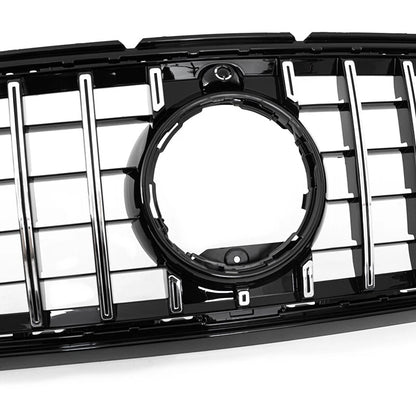 Gloss Black Chrome GT Style Front Hood Grille for Mercedes GLB X247 (2020+)