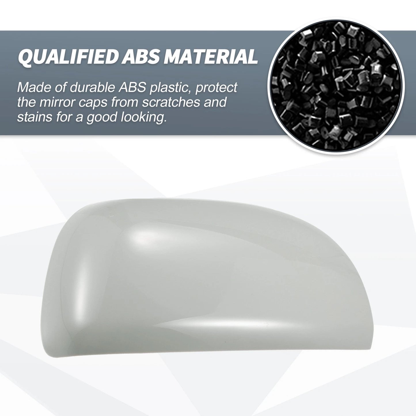 Right Side Car Mirror Cover Cap Gray for Toyota RAV4 (2006-2009)
