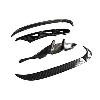 Front Bumper Side Air Vent Trim for Porsche Taycan (2020-2022) Carbon Fiber