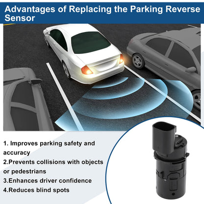 Reverse Backup Parking Sensor for Land Rover Freelander (2004-2005) Black