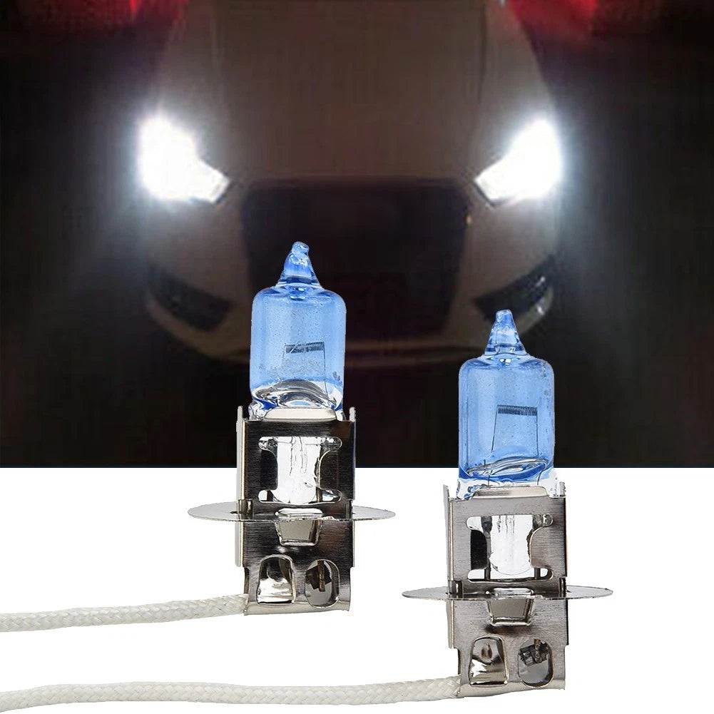 Fog Light 100W 12V Socket H3 Halogen Headlight Xenon Look