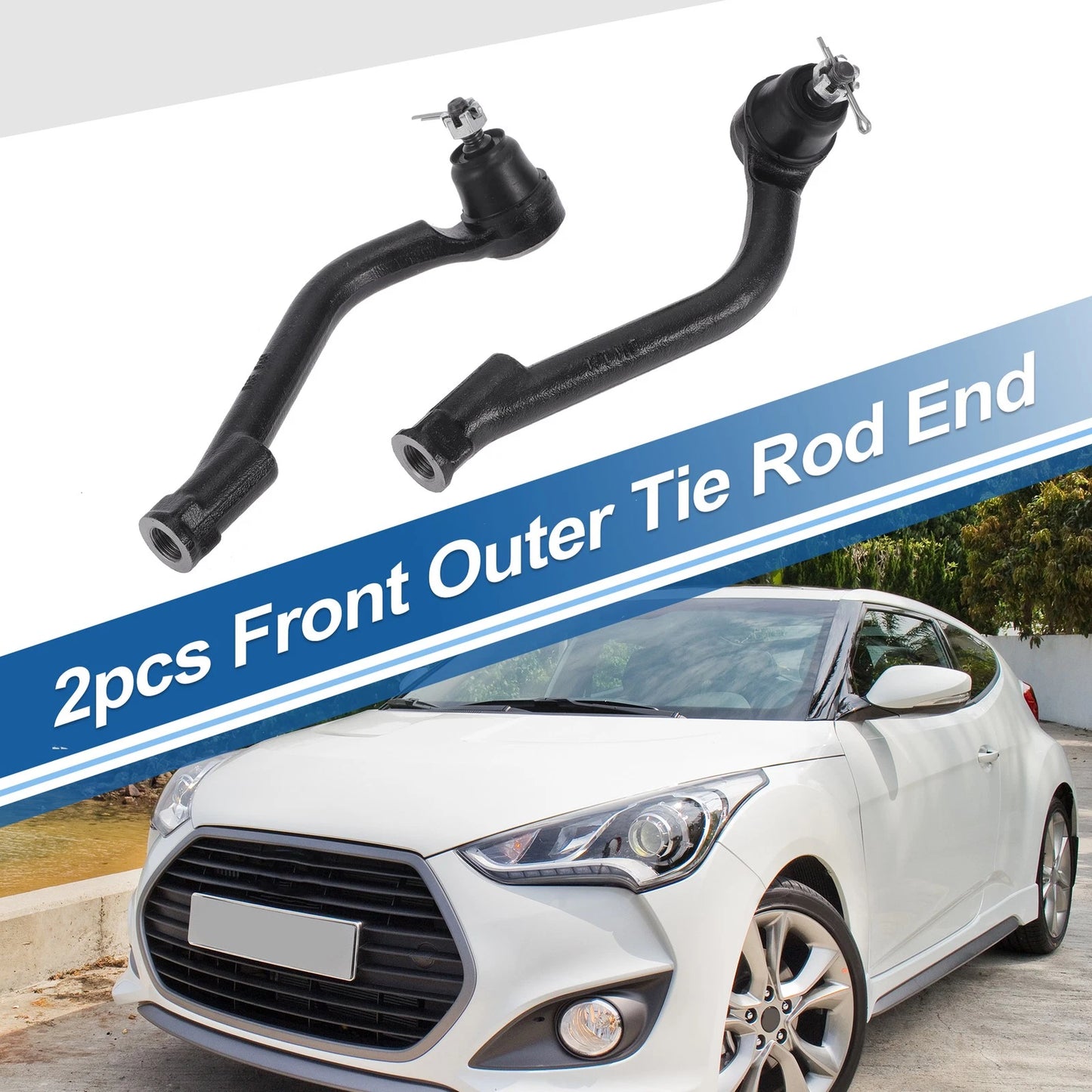 Front Outer Tie Rod Ends for Kia Sorento, Hyundai Santa Fe (2014-2015)