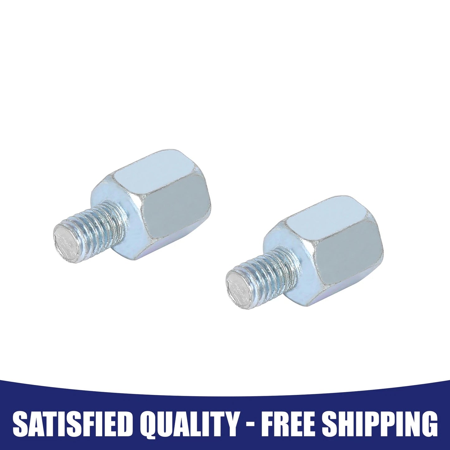 10mm LH to 8mm LH Rearview Mirror Adapter 2 x for Motorcycle