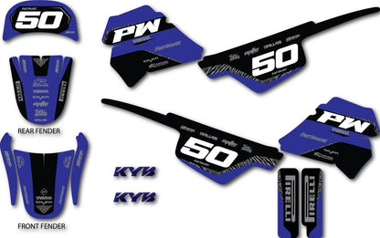 Graphics Sticker Kit for Yamaha PW 50 Pee Wee 50