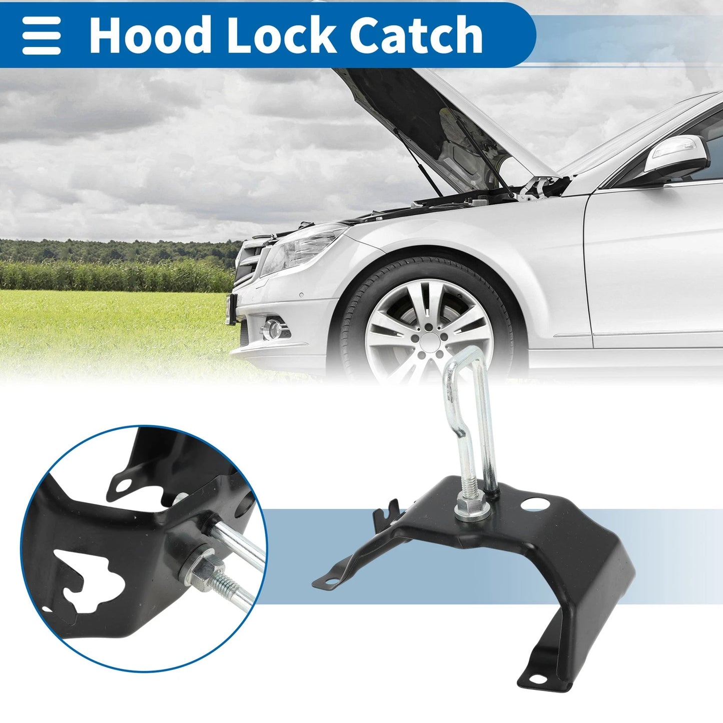 Hood Latch Assembly for BMW X5 (2000-2006) - Engine Lock Release 1 x Unit