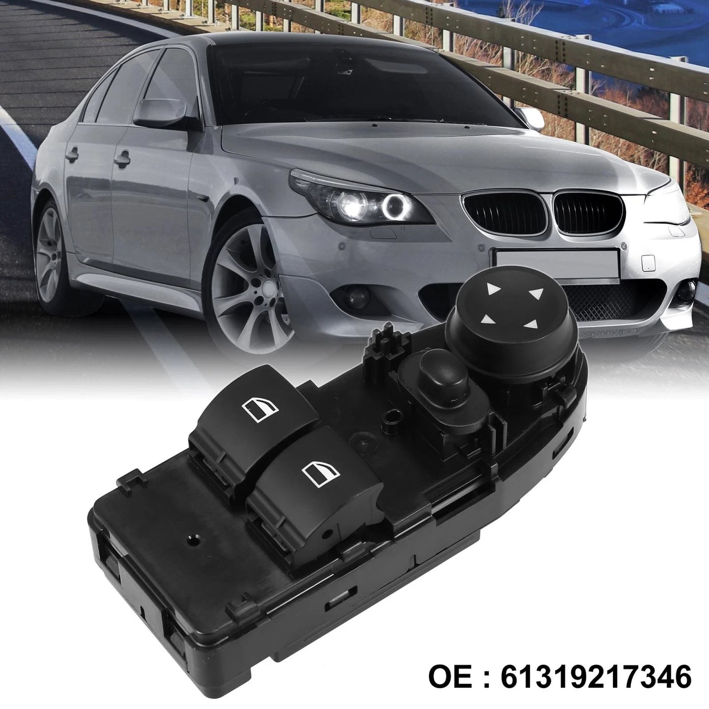 Master Power Window Switch for BMW 335i 328i 316i (2007-2013) Black