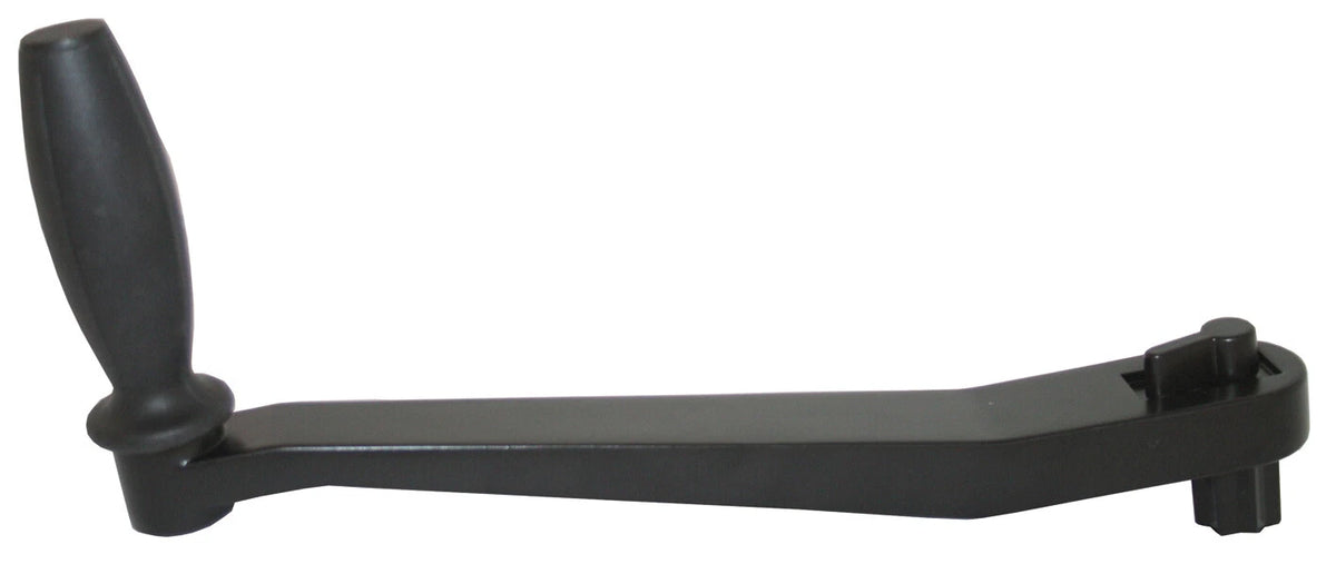 Yacht Winch Handle 280mm Lock-In Alloy Black Powder Coated