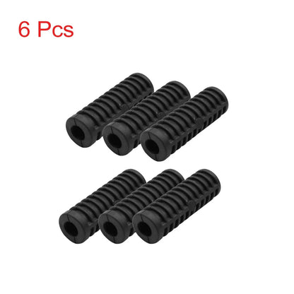 6x Black Gear Shift Shifter Kick Start Lever Pedal Rubber Boot for Motorcycle