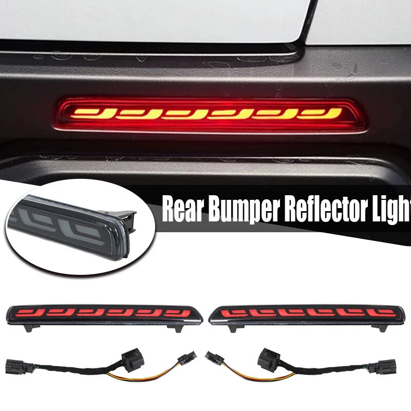 Smoked Rear Bumper Reflector Lamp for Honda CR-V 2023-2024 (2 x Lights)
