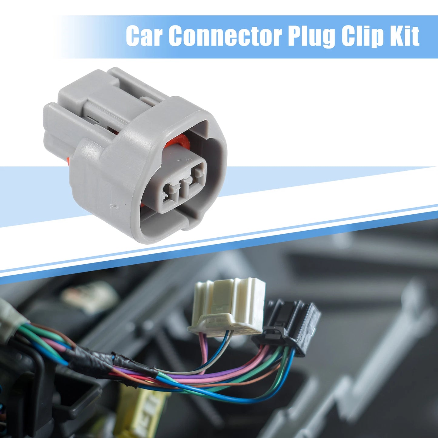 2 x Side Marker Light Connector Adapter Kit for Toyota (No.9098011149)