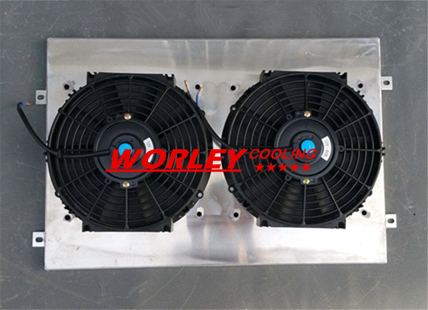 Aluminum Shroud + Fans for 1986-1997 Nissan D21 Pathfinder Pickup (1986-1997)