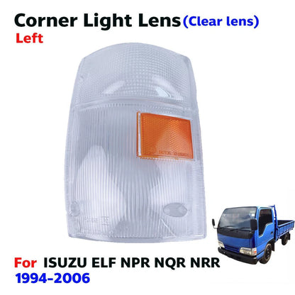 Corner Lights Signal Lamp Lens LH Fits Isuzu ELF NPR NQR NKR Truck 1999-06 D06