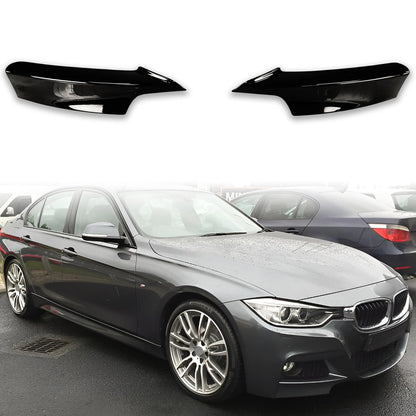P Type Front Bumper Lip Splitter for BMW F30 F31 M Sport (2012-2019)