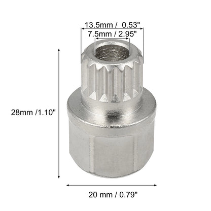 32/16PT Anti-Theft Wheel Lock Lug Nut Key for BMW