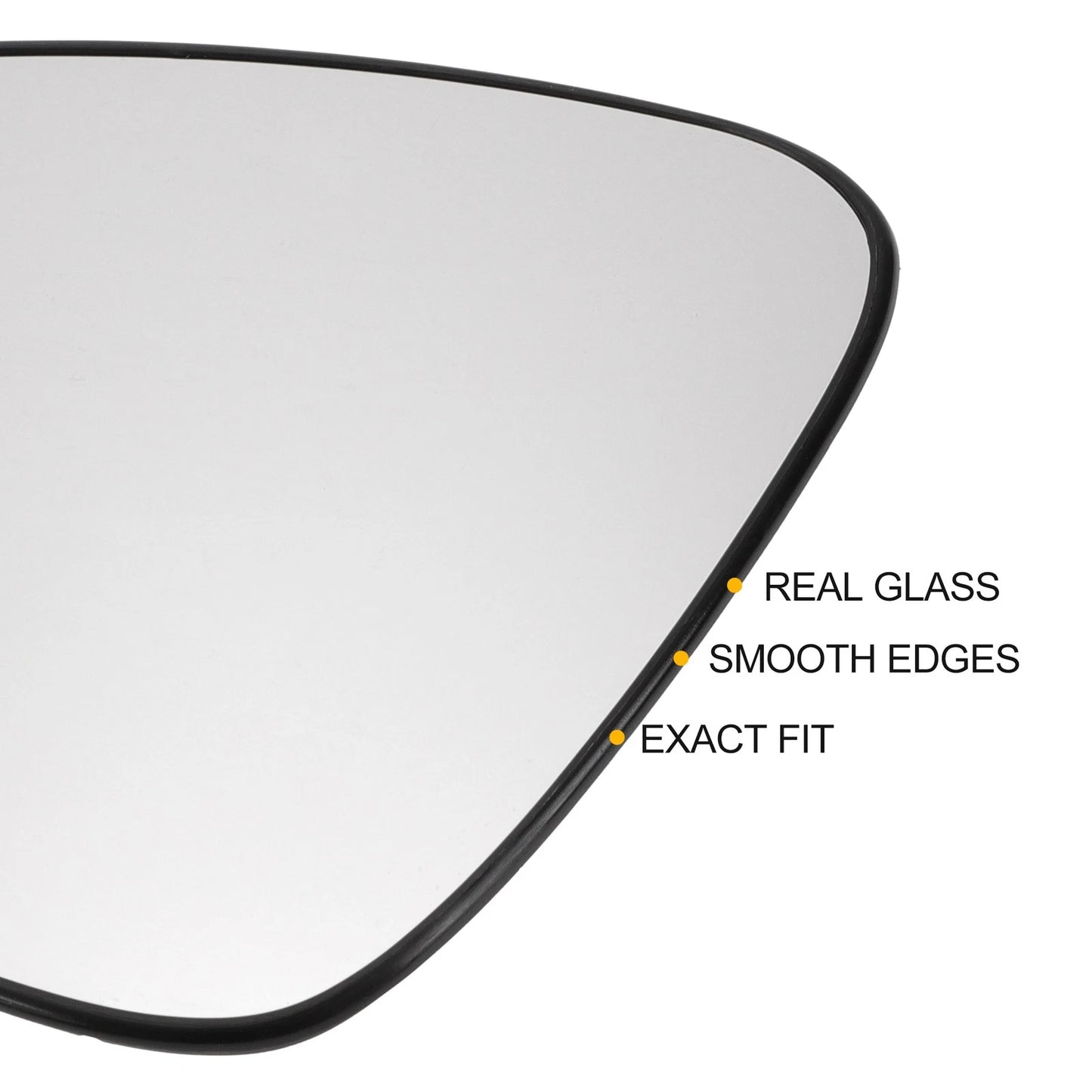 Left Side Heated White Mirror Glass for Toyota Hilux RAV4 (2001-2023)
