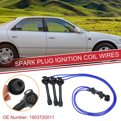 3 x Spark Plug Wire Ignition Coil Cables for Toyota Camry, Sienna (2002-2011)