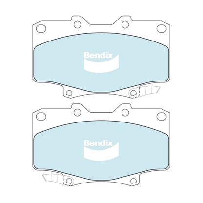HD Front Disc Brake Pad Set for Toyota Landcruiser 80 Series (1990–1998)