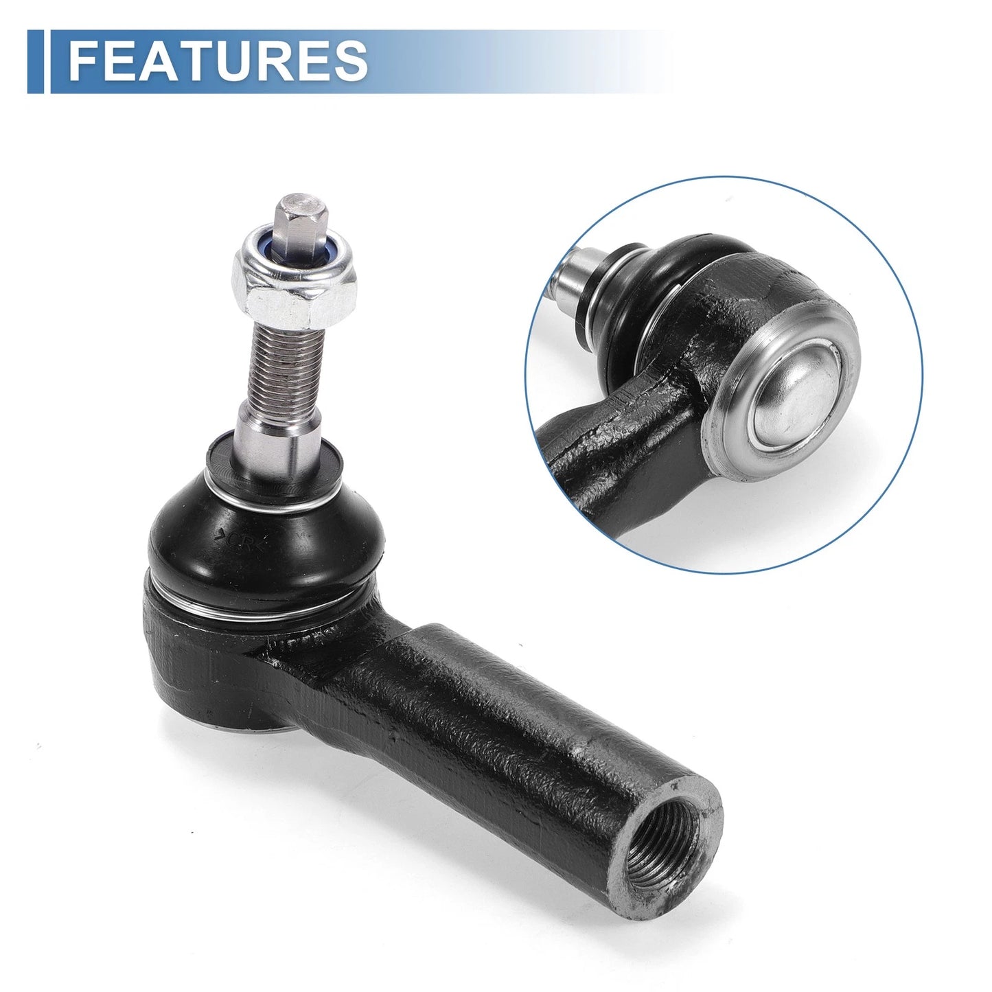 Front Outer Tie Rod End Links for Ford Mustang (2015-2020)