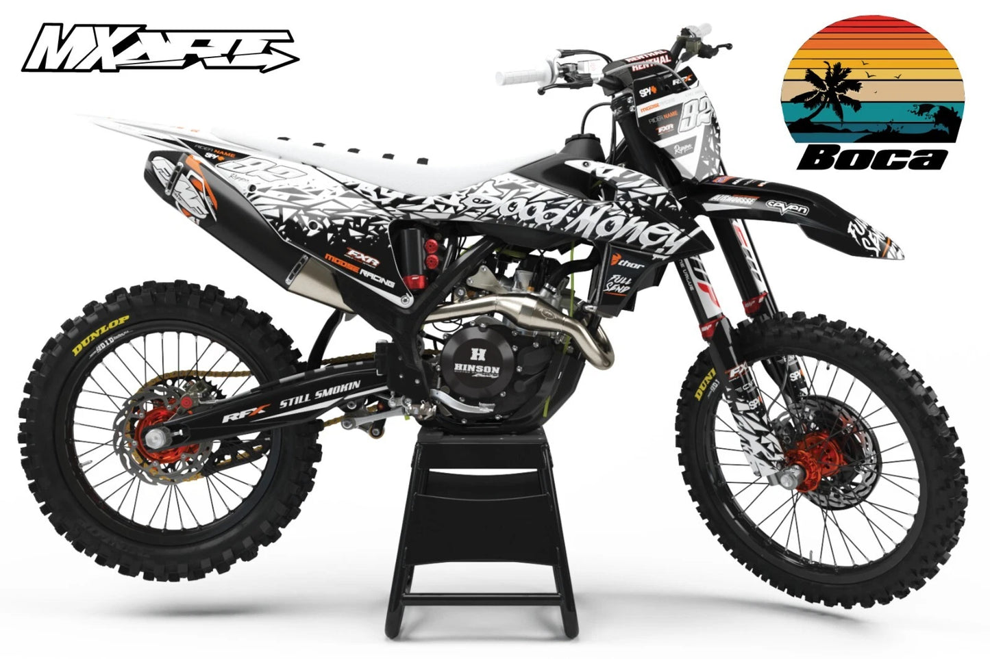 Custom Graphics Kit Boca Style Sticker for KTM 50 (2016-2023)
