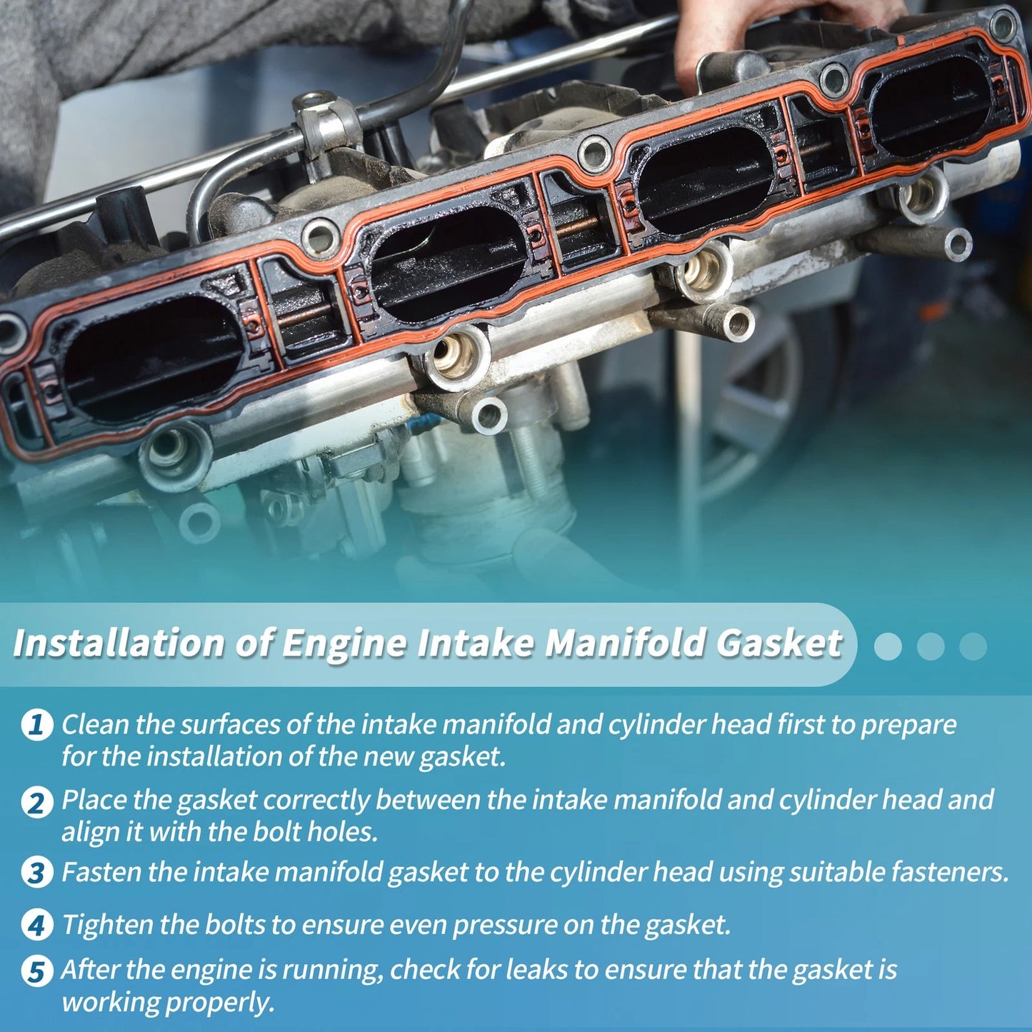 Engine Intake Manifold Gasket Set for Ford F-150 (2004-2008)