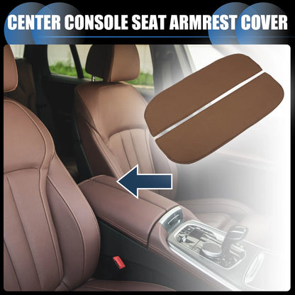 Armrest Protector Covers  for BMW X5 X6 Neoprene Deep Brown (2007-2023)