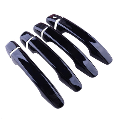8 x Black Door Handle Cover Protectors for Honda Accord (2018-2021)