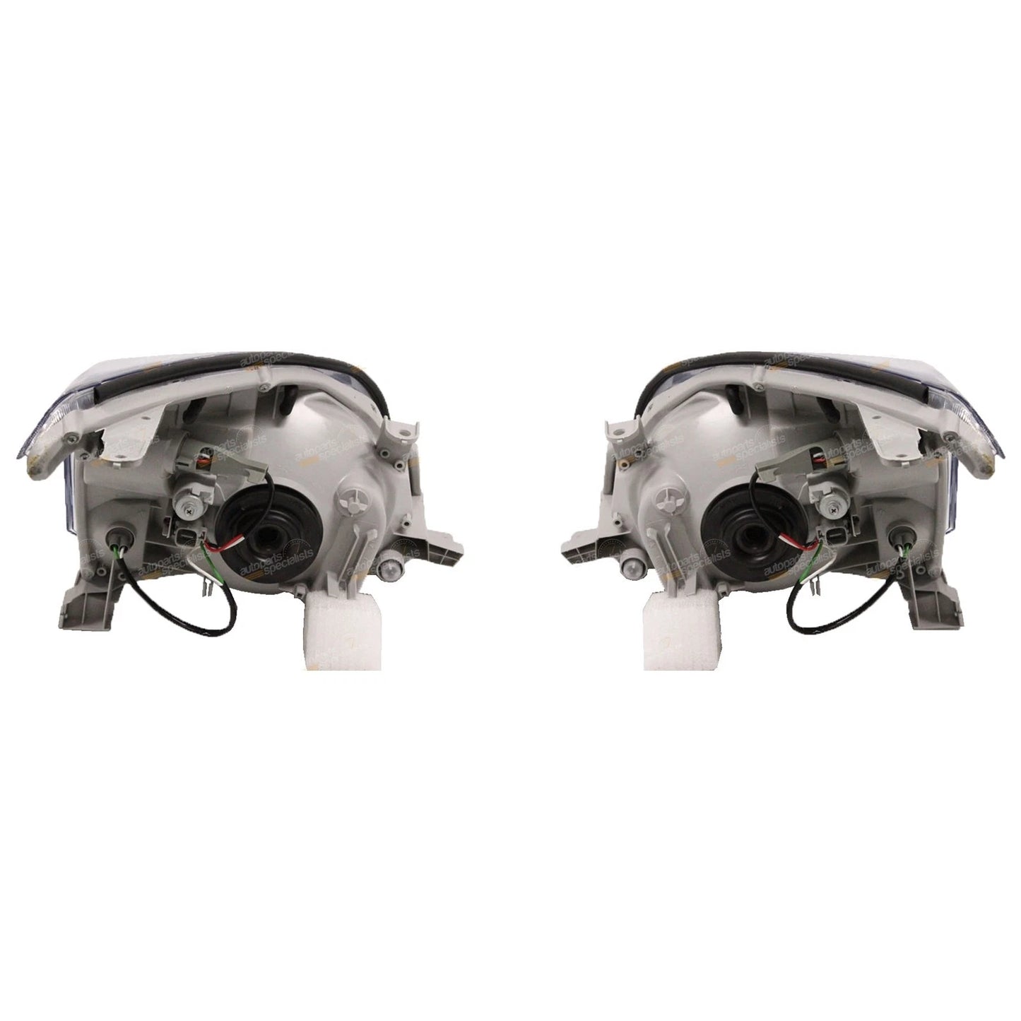 2 x Chrome Headlights for Toyota Prado GRJ120 KDJ120 KZJ120 (2003–2009)