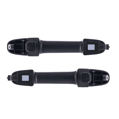 Outer Door Handle Set of 2 for Hyundai i30 FD (2007-2012) Black Rear Left & Right