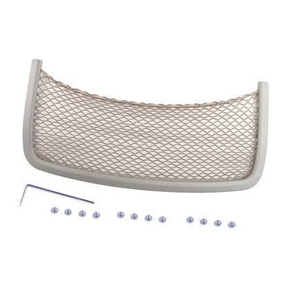 Grey Car Storage Mesh Front Seat Backrest for Mercedes Benz GL GLE (2012-2019)