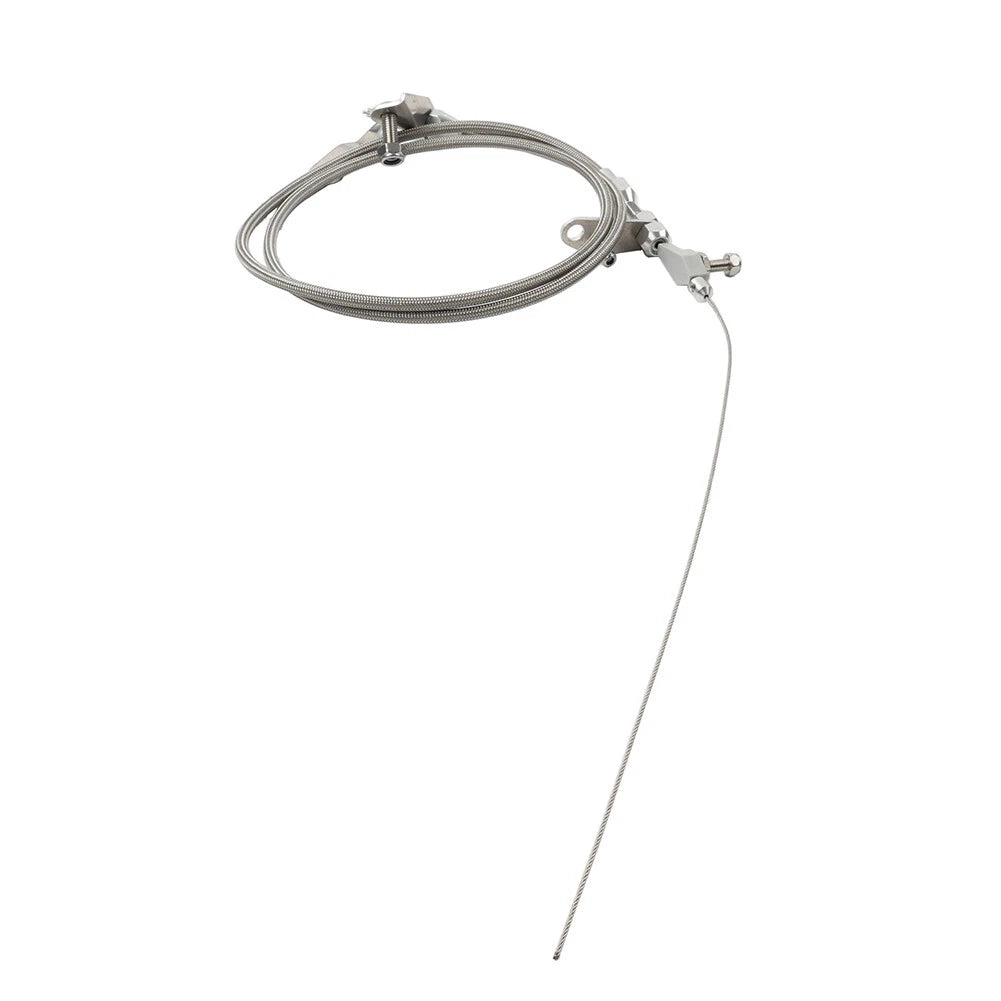 Stainless Steel Braided Kick Down Detent Cable for Ford C6 Transmission