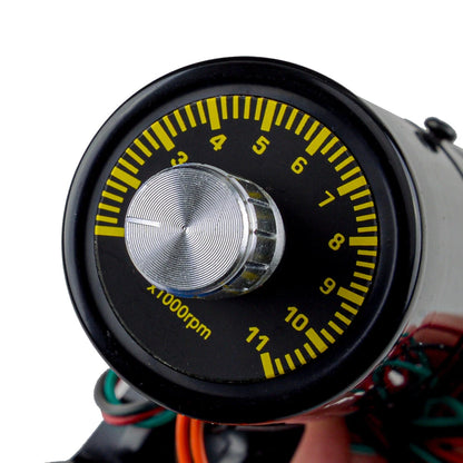 1000-11000 RPM Adjustable Tachometer Gauge with Red LED for Car