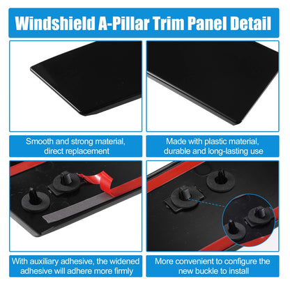 Windshield Pillar Trim for Ford Explorer 2011 (2011) - Left & Right Pair