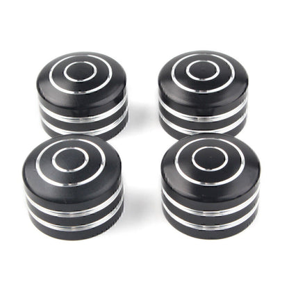 4 x Black Head Bolt Covers for Harley Sportster 883 XL (1986-2017)
