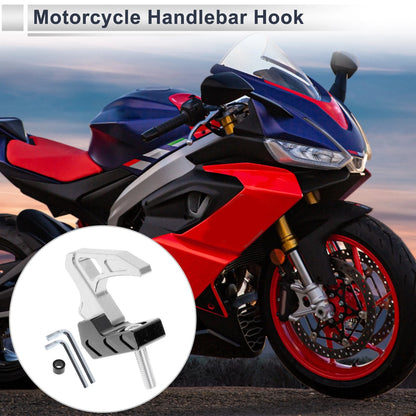 Square Aluminum Alloy Motorcycle Hanging Hook 1 Set