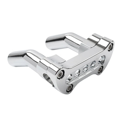 5-Hole 4.5" Pullback Handlebar Riser Clamp for Harley 1" Bar