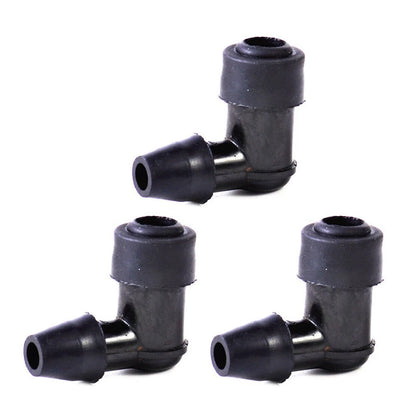3 Pcs 90 Degree Non Resistor-Plug Cap Covers for Motorcycle Bike ATV