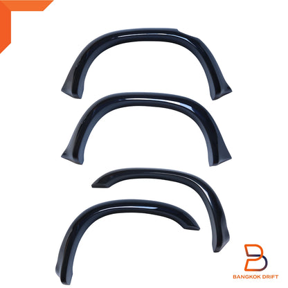 3" Black Wheel Arches Fender Flares for Toyota Hilux Ute Extra Cab (88-96)