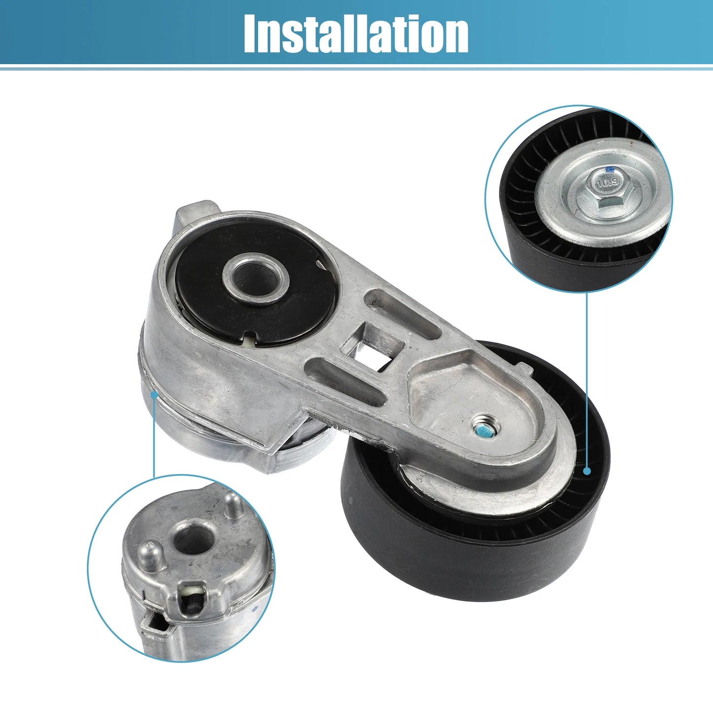 Auto Belt Tensioner Pulley Assembly for Jeep TJ (2000-2006)