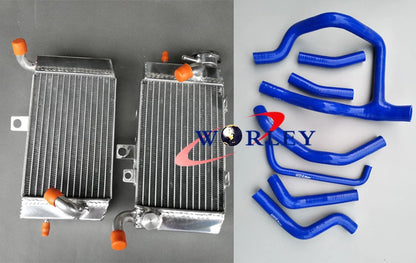 Aluminum Radiator + Red Silicone Hose for Honda XRV750 Africa Twin (1993-2003)