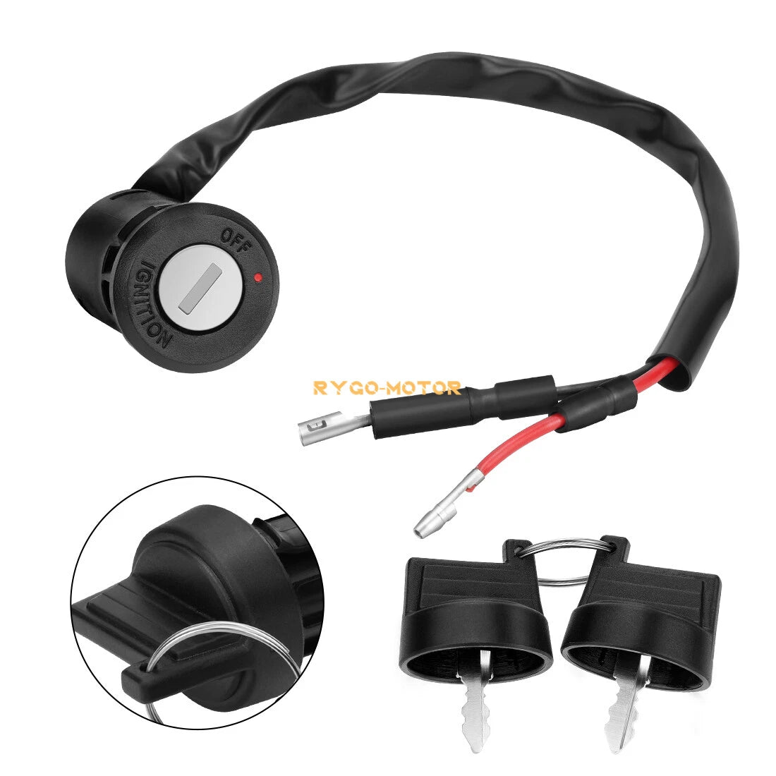 Handlebar & Key Switch for Honda TRX300EX (1993–2006)