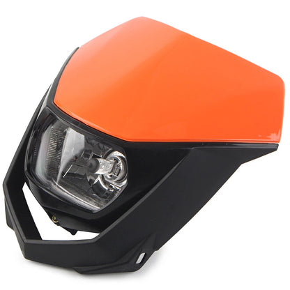 Universal Headlight Fairing for Supermoto Dirt Bike - Orange