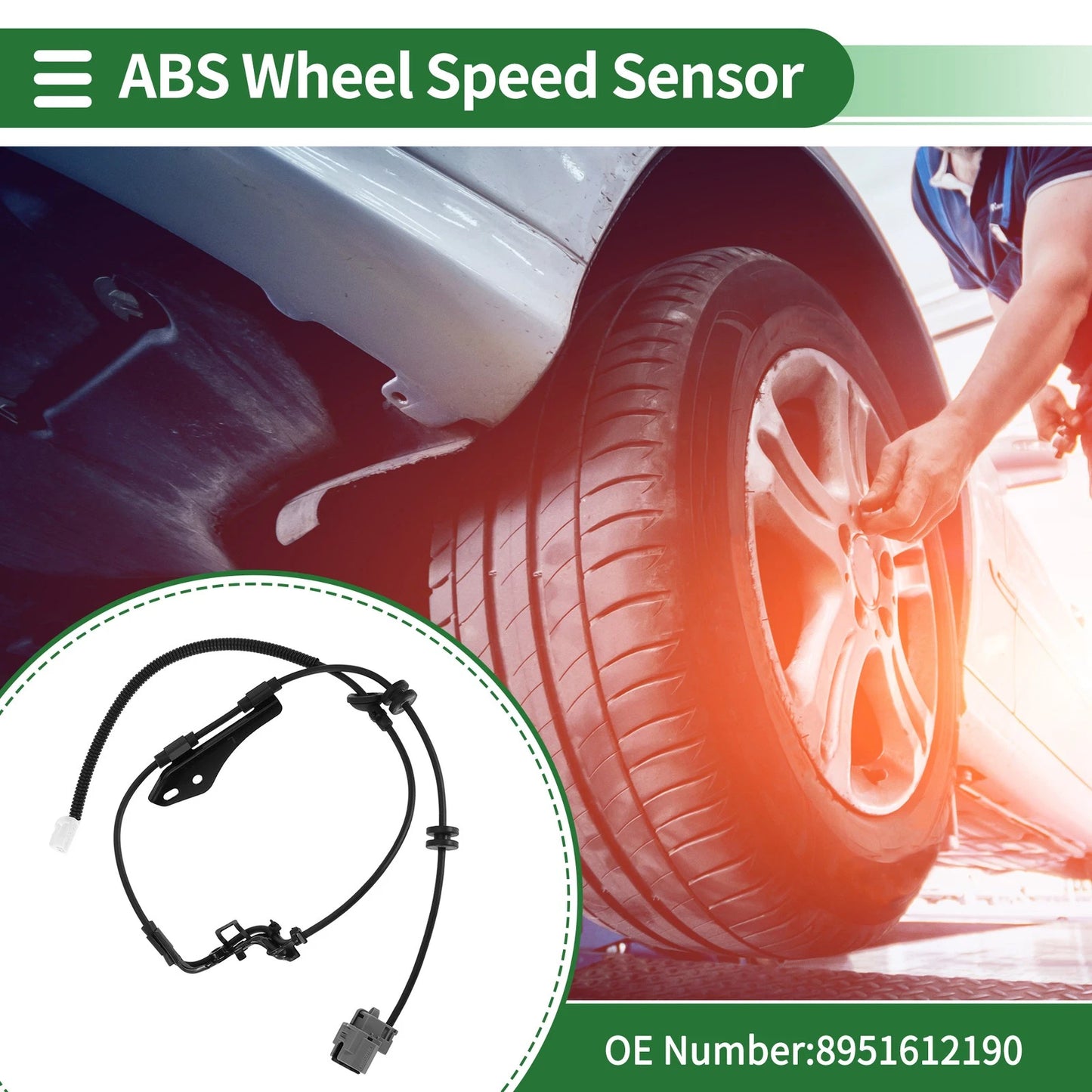 ABS Wheel Speed Sensor for Toyota Corolla Rear Left