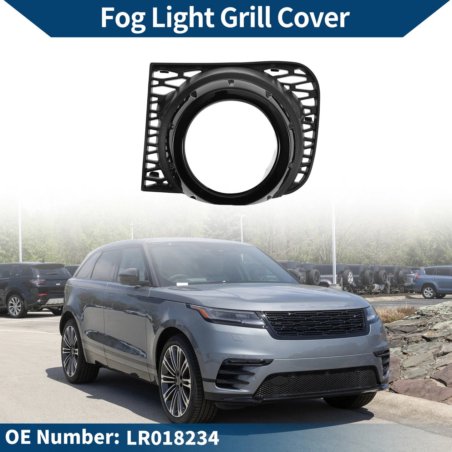 Front Right Fog Light Grill for Land Rover Vogue L322 (2010-2012)