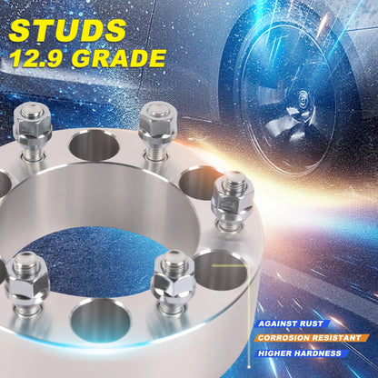 50mm 6 Stud Wheel Spacers 2 x 6x5.5" for Landcruiser Patrol Hilux 4WD 4Runner