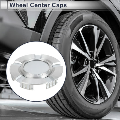 Wheel Center Caps for Chevrolet Silverado 1500 Silver-Tone Plastic (2007-2013)