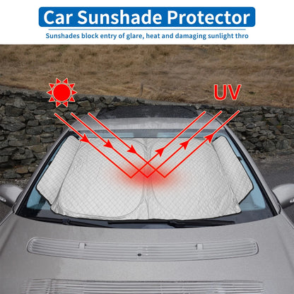 Aluminum Film Foldable Window Cover for Mitsubishi Delica B34A