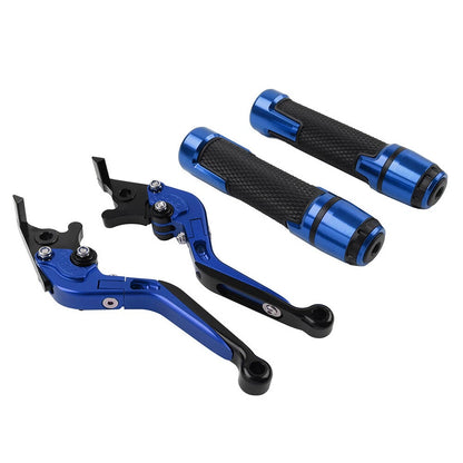 Blue Extendable Brake Clutch Lever Grip Set for Ducati Panigale (2014-2019)