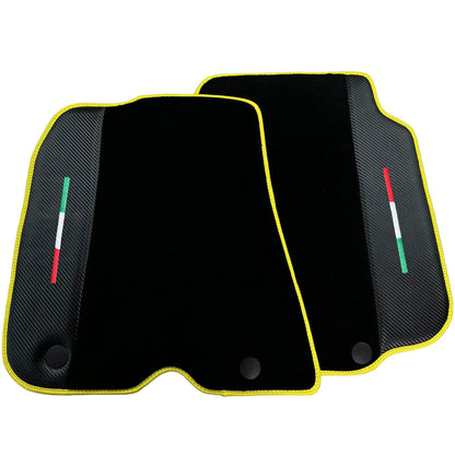 Black Car Mats for Ferrari 812 Superfast (2017-2023) - AutoWin Brand